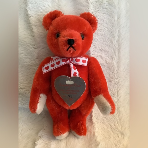 Vintage Hermann Limited Edition Mohair Sweetheart Bear - Made in Germany - Picture 6 of 8
